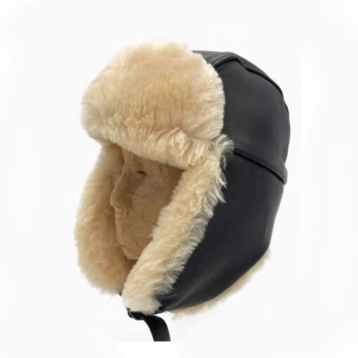 Sheepskin Aviator Hat - Image 7