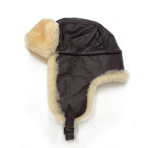 Sheepskin Aviator Hat - Image 3