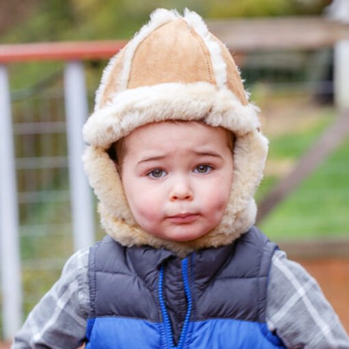 Child’s Aviator Sheepskin Hat