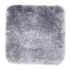 dark silver sheepskin seat cushion