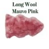 Long Wool Mauve Pink