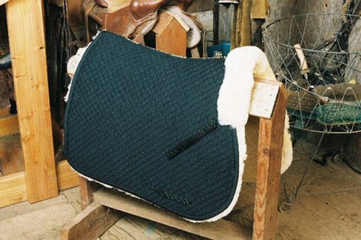 All Purpose Saddle Blanket with Complete Lining Black