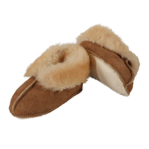 Deluxe Sheepskin Baby Booties