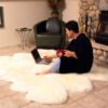 sheepskin large rug