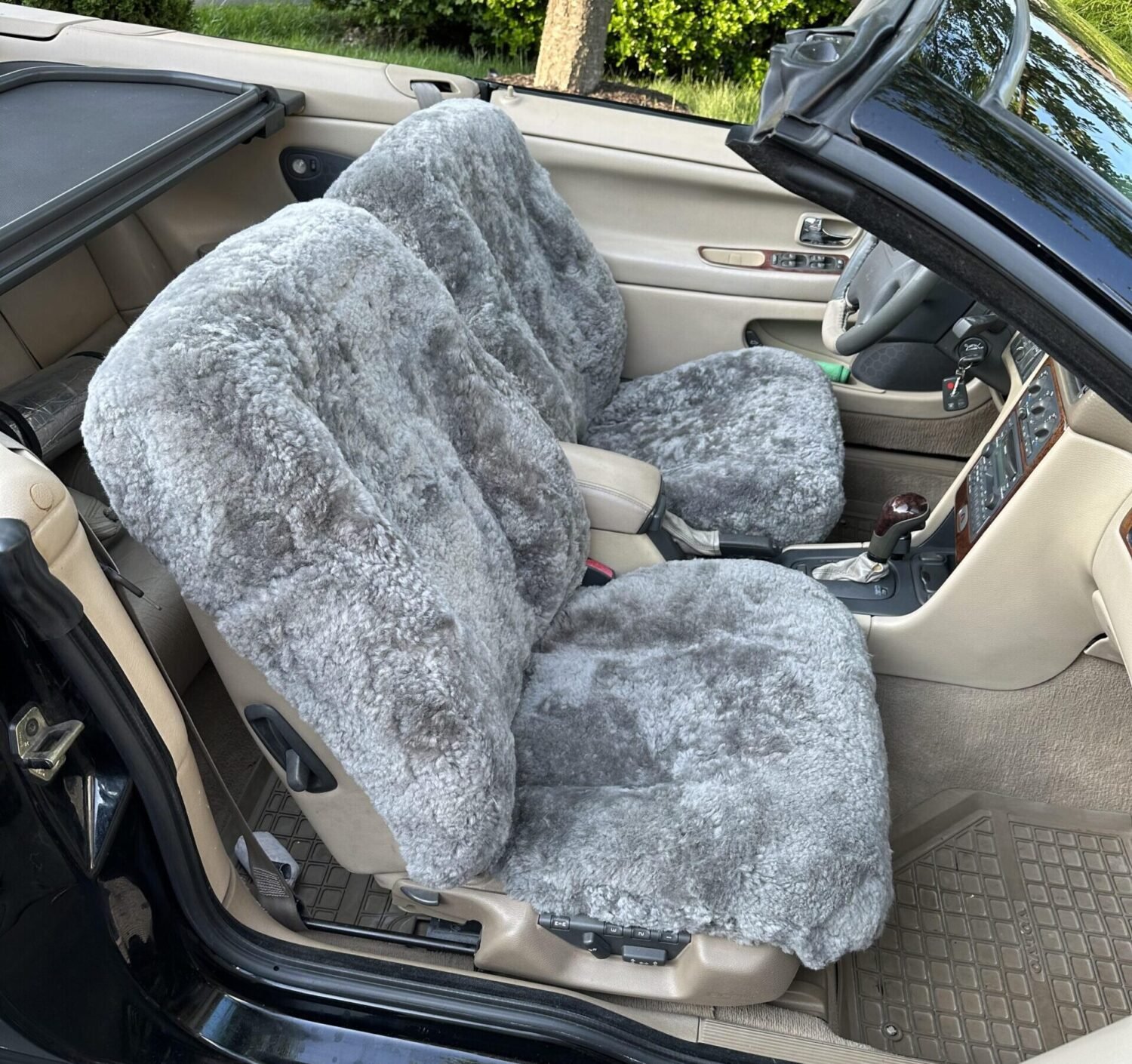 Ready-made 100% Sheepskin Bucket Seat Covers - Image 8